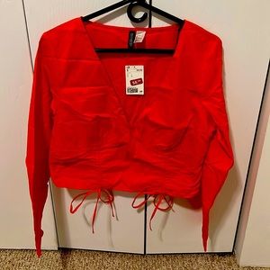 H&M large shirt that is red